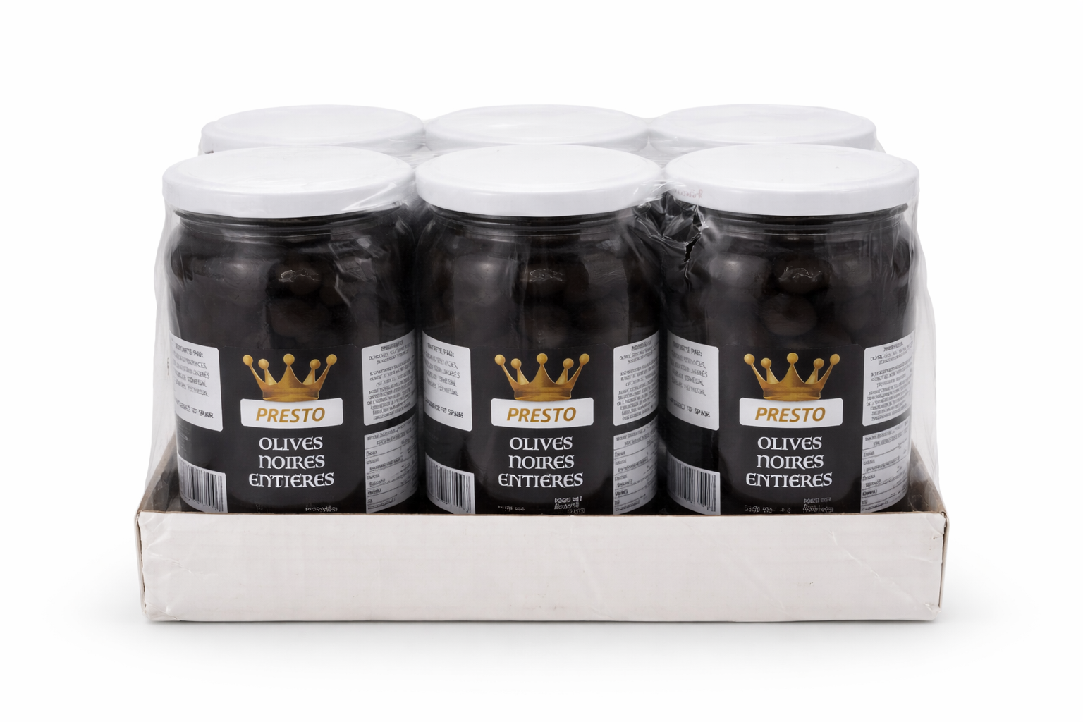 Olive Noire Presto GM Carton X6 - Epicerie Salée-Cuisine| Supermarche Dakar-Senegal